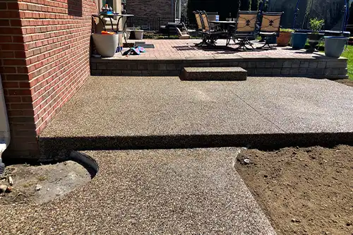 aggregate concrete steps