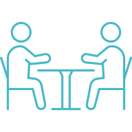 Recruiting and HR icon